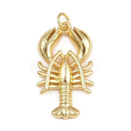 Brass Pendants KK-C116-01B-G-1