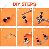 DIY Halloween Drop Earring Making Kits DIY-SC0019-36-4