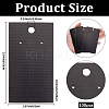 100Pcs Rectangle Paper Jewelry Display Cards CDIS-SP0001-19-2