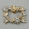 Alloy Crystal Rhinestone Wedding Shoe Decorations FIND-WH0120-80B-KCG-1