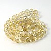 Electorplated Glass Beads EGLA-E005-07-2