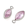 Brass Pave Cubic Zirconia Charms CU-CBABEB3-06P-3