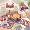 6Pcs 6 Styles Mini Cloth Turkey-Persia Carpet DIY-OC0012-26-4