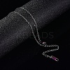304 Stianless Steel Cable Chain Bracelet Making STAS-CJ0001-135M-6