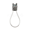 316 Surgical Stainless Steel Rhinestone Keychains STAS-Z165-03AS-1