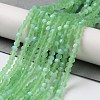Imitation Jade Glass Beads Strands EGLA-YW0003-19B-08-2
