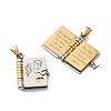 304 Stainless Steel Pendants SA-CBA694E-01GP-02-3