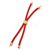 Nylon Cords Bracelet Makings Fit for Connector Charms AJEW-P116-01G-11-2