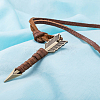 Men Adjustable Cowhide Pendant Necklaces NJEW-BB31312-6