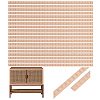 Square Wood Carving Waistline Edge Strips for Living Room Background Wall Decorative DIY-WH0622-561-1