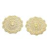 Brass Filigree Joiners KK-K184-14C-RS-2
