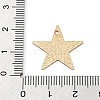 Geometric Alloy Sheet Printed Pendant Earrings Accessories PALLOY-E139-01G-01-3