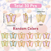 30Pcs Glass Pendants FIND-SC0015-11-2