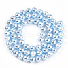 Baking Paint Pearlized Glass Pearl Bead Strands HY-N002-6mm-A05-3