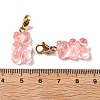Bear Resin Pendant Decorations STAS-M092-01G-05-3
