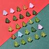 40Pcs Dyed & Heated Glass Beads GLAA-FS0001-88A-5
