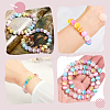 100Pcs 10 Colors Natural Selenite Beads G-AR0006-23-5