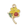 Alloy Enamel Pendants PALLOY-V003-01G-06-1