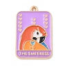 Tarot Alloy Enamel Pendants ENAM-A008-47KCG-04-1