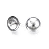 Non-Tarnish 304 Stainless Steel Cup Peg Bails Pendants STAS-S057-59B-P-4
