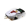 Christmas Theme Glitter Felt Fabric Alligator Hair Clip LS-PHAR-U002-01B-3