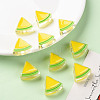 Transparent Enamel Acrylic Beads TACR-S155-001H-6