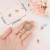Real 18K Gold Plated Brass Charms KK-BBC0012-35-3