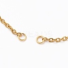 304 Stainless Steel Cable Chain Bracelet Making AJEW-JB00782-02-2