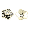 Tibetan Style Alloy Flower Bead Caps TIBE-5221-AS-FF-1