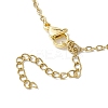 Crystal Stone Cage Pendant Necklaces NJEW-JN04759-01-4