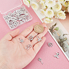 48Pcs 8 Style Valentine's Day Theme Alloy Pendants FIND-GA00001-94-3