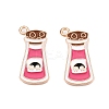 Halloween Theme Alloy Enamel Pendants ENAM-T020-07I-2