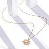 925 Sterling Silver Colorful Cubic Zirconia Constellation Pendant Cable Chain Necklaces for Women STER-R009-01G-02-2