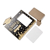 Graduate Theme Wood with Acrylic Rectangle Picture Frame AJEW-D069-01B-4