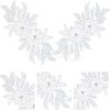 Polyester Embroidered Floral Lace Collar DIY-WH0326-47D-1