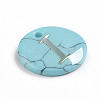 Synthetic Turquoise Charms G-L561-001I-2