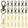 20Pcs Alloy Swivel Lobster Claw Clasps IFIN-YW0003-85G-2