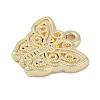Golden Alloy Pendants PALLOY-U003-09G-01-3