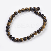 Natural Tiger Eye Beads Strands X-G-C076-6mm-1B-2