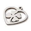 Non-Tarnish 201 Stainless Steel Pendants STAS-E206-06P-02-2