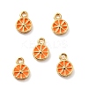 Brass Enamel Pendants X-KK-P207-017G-RS-1