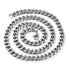 Non-Tarnish 304 Stainless Steel Cuban Link Chain Necklace for Men Women NJEW-C013-01P-2