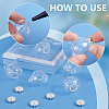 DIY Blank Kitten Wish Bottle Pendant Making Kit DIY-PH0022-28-4