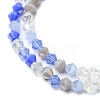 Electroplate Glass Beads Strands X1-EGLA-D018-02E-3