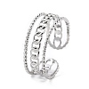 Tarnish Resistant 304 Stainless Steel Finger Rings RJEW-L102-07P-3