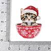 Christmas Theme Acrylic Pendants OACR-Q101-01A-3