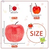 34Pcs 3 Style Plastic Imitation Apple AJEW-PH0011-35-2