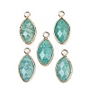 Natural Amazonite Faceted Pendants G-G193-01G-06-1