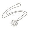 Non-Tarnish 201 Stainless Steel Pendant Necklaces LS-NJEW-H030-01P-2