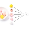 5 Styles Food Grade Eco-Friendly Silicone Beads SIL-FS0001-23-4